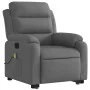 Silla de masaje reclinable de pie de tela gris oscuro de , Sillones - Ref: Foro24-3204993, Precio: 341,52 €, Descuento: %