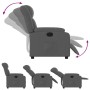 Elektrischer dunkelgrauer Stoff-Fernsehsessel von , Sessel - Ref: Foro24-3205293, Preis: 258,59 €, Rabatt: %