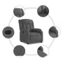 Elektrischer dunkelgrauer Stoff-Fernsehsessel von , Sessel - Ref: Foro24-3205293, Preis: 267,17 €, Rabatt: %