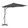 Sonnenschirm mit Stahlstange 300 cm anthrazit von vidaXL, Sonnenschirme - Ref: Foro24-44887, Preis: 103,32 €, Rabatt: %