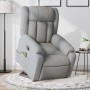 Leicht grauer Stoff-Fußmassagestuhl mit Liegefunktion. von , Sessel - Ref: Foro24-3205328, Preis: 288,26 €, Rabatt: %