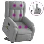 Leicht grauer Stoff-Fußmassagestuhl mit Liegefunktion. von , Sessel - Ref: Foro24-3205328, Preis: 303,19 €, Rabatt: %