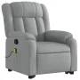 Leicht grauer Stoff-Fußmassagestuhl mit Liegefunktion. von , Sessel - Ref: Foro24-3205328, Preis: 303,19 €, Rabatt: %