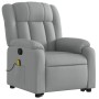 Leicht grauer Stoff-Fußmassagestuhl mit Liegefunktion. von , Sessel - Ref: Foro24-3205328, Preis: 288,26 €, Rabatt: %