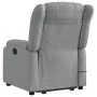 Leicht grauer Stoff-Fußmassagestuhl mit Liegefunktion. von , Sessel - Ref: Foro24-3205328, Preis: 303,19 €, Rabatt: %