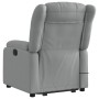 Leicht grauer Stoff-Fußmassagestuhl mit Liegefunktion. von , Sessel - Ref: Foro24-3205328, Preis: 288,26 €, Rabatt: %