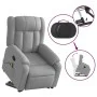 Leicht grauer Stoff-Fußmassagestuhl mit Liegefunktion. von , Sessel - Ref: Foro24-3205328, Preis: 303,19 €, Rabatt: %