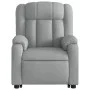 Leicht grauer Stoff-Fußmassagestuhl mit Liegefunktion. von , Sessel - Ref: Foro24-3205328, Preis: 303,19 €, Rabatt: %