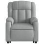 Leicht grauer Stoff-Fußmassagestuhl mit Liegefunktion. von , Sessel - Ref: Foro24-3205328, Preis: 288,26 €, Rabatt: %