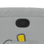 Leicht grauer Stoff-Fußmassagestuhl mit Liegefunktion. von , Sessel - Ref: Foro24-3205328, Preis: 288,26 €, Rabatt: %