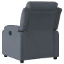 Elektrischer dunkelgrauer Samt-Fernsehsessel von , Sessel - Ref: Foro24-3205071, Preis: 279,53 €, Rabatt: %