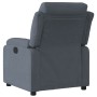 Sillón reclinable eléctrico de terciopelo gris oscuro by , Armchairs - Ref: Foro24-3205071, Price: 277,39 €, Discount: %