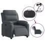 Elektrischer dunkelgrauer Samt-Fernsehsessel von , Sessel - Ref: Foro24-3205071, Preis: 279,53 €, Rabatt: %