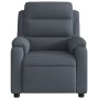 Sillón reclinable eléctrico de terciopelo gris oscuro by , Armchairs - Ref: Foro24-3205071, Price: 277,39 €, Discount: %