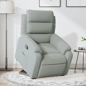 Hellgrauer verstellbarer Aufstehsessel aus Samt von , Sessel - Ref: Foro24-3205092, Preis: 278,64 €, Rabatt: %