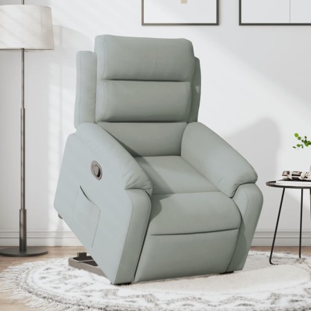 Sillón reclinable elevable terciopelo gris claro by , Armchairs - Ref: Foro24-3205092, Price: 267,37 €, Discount: %