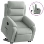 Sillón reclinable elevable terciopelo gris claro by , Armchairs - Ref: Foro24-3205092, Price: 267,37 €, Discount: %