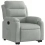Hellgrauer verstellbarer Aufstehsessel aus Samt von , Sessel - Ref: Foro24-3205092, Preis: 278,64 €, Rabatt: %