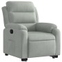 Sillón reclinable elevable terciopelo gris claro by , Armchairs - Ref: Foro24-3205092, Price: 267,37 €, Discount: %