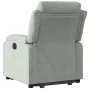 Hellgrauer verstellbarer Aufstehsessel aus Samt von , Sessel - Ref: Foro24-3205092, Preis: 278,64 €, Rabatt: %