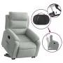 Hellgrauer verstellbarer Aufstehsessel aus Samt von , Sessel - Ref: Foro24-3205092, Preis: 278,64 €, Rabatt: %