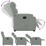Sillón reclinable elevable terciopelo gris claro by , Armchairs - Ref: Foro24-3205092, Price: 267,37 €, Discount: %