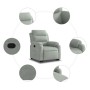 Sillón reclinable elevable terciopelo gris claro by , Armchairs - Ref: Foro24-3205092, Price: 267,37 €, Discount: %