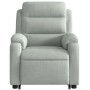 Hellgrauer verstellbarer Aufstehsessel aus Samt von , Sessel - Ref: Foro24-3205092, Preis: 267,37 €, Rabatt: %
