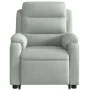 Hellgrauer verstellbarer Aufstehsessel aus Samt von , Sessel - Ref: Foro24-3205092, Preis: 278,64 €, Rabatt: %