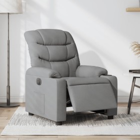 Sillón reclinable eléctrico tela gris claro by , Armchairs - Ref: Foro24-3206627, Price: 251,52 €, Discount: %