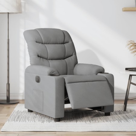 Elektrischer Relaxsessel aus hellem grauen Stoff. von , Sessel - Ref: Foro24-3206627, Preis: 251,52 €, Rabatt: %