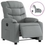 Sillón reclinable eléctrico tela gris claro by , Armchairs - Ref: Foro24-3206627, Price: 251,52 €, Discount: %
