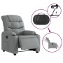 Sillón reclinable eléctrico tela gris claro by , Armchairs - Ref: Foro24-3206627, Price: 251,52 €, Discount: %