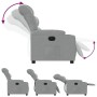 Sillón reclinable eléctrico tela gris claro by , Armchairs - Ref: Foro24-3206627, Price: 251,52 €, Discount: %