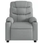 Elektrischer Relaxsessel aus hellem grauen Stoff. von , Sessel - Ref: Foro24-3206627, Preis: 256,12 €, Rabatt: %