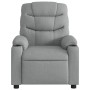 Sillón reclinable eléctrico tela gris claro by , Armchairs - Ref: Foro24-3206627, Price: 251,52 €, Discount: %