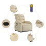 Elektrischer Massage-Fernsehsessel, Stoff in Cremefarbe. von , Sessel - Ref: Foro24-3206644, Preis: 307,65 €, Rabatt: %