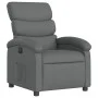 Sillón reclinable eléctrico de tela gris oscuro by , Armchairs - Ref: Foro24-3203955, Price: 253,86 €, Discount: %