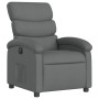 Sillón reclinable eléctrico de tela gris oscuro by , Armchairs - Ref: Foro24-3203955, Price: 249,05 €, Discount: %