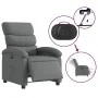 Sillón reclinable eléctrico de tela gris oscuro by , Armchairs - Ref: Foro24-3203955, Price: 253,86 €, Discount: %