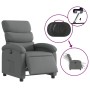 Sillón reclinable eléctrico de tela gris oscuro by , Armchairs - Ref: Foro24-3203955, Price: 249,05 €, Discount: %
