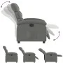 Sillón reclinable eléctrico de tela gris oscuro by , Armchairs - Ref: Foro24-3203955, Price: 253,86 €, Discount: %