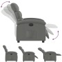Sillón reclinable eléctrico de tela gris oscuro by , Armchairs - Ref: Foro24-3203955, Price: 249,05 €, Discount: %