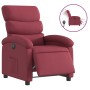 Sillón reclinable eléctrico tela rojo tinto by , Armchairs - Ref: Foro24-3203957, Price: 233,91 €, Discount: %