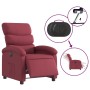 Sillón reclinable eléctrico tela rojo tinto by , Armchairs - Ref: Foro24-3203957, Price: 233,91 €, Discount: %