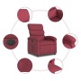 Sillón reclinable eléctrico tela rojo tinto by , Armchairs - Ref: Foro24-3203957, Price: 233,91 €, Discount: %