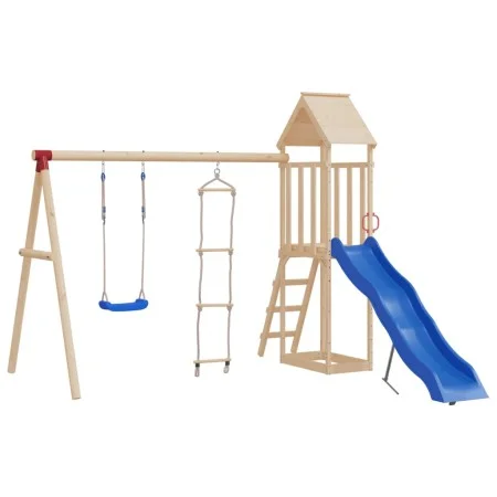 Swing with blue polyethylene rope ladder by vidaXL, Swings and play structures - Ref: Foro24-91697, Price: 47,71 €, Discount: %