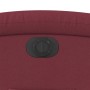 Sillón reclinable eléctrico tela rojo tinto by , Armchairs - Ref: Foro24-3203957, Price: 233,91 €, Discount: %