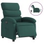 Sillón reclinable eléctrico tela verde oscuro by , Armchairs - Ref: Foro24-3203960, Price: 244,55 €, Discount: %