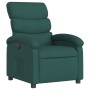 Sillón reclinable eléctrico tela verde oscuro by , Armchairs - Ref: Foro24-3203960, Price: 244,55 €, Discount: %